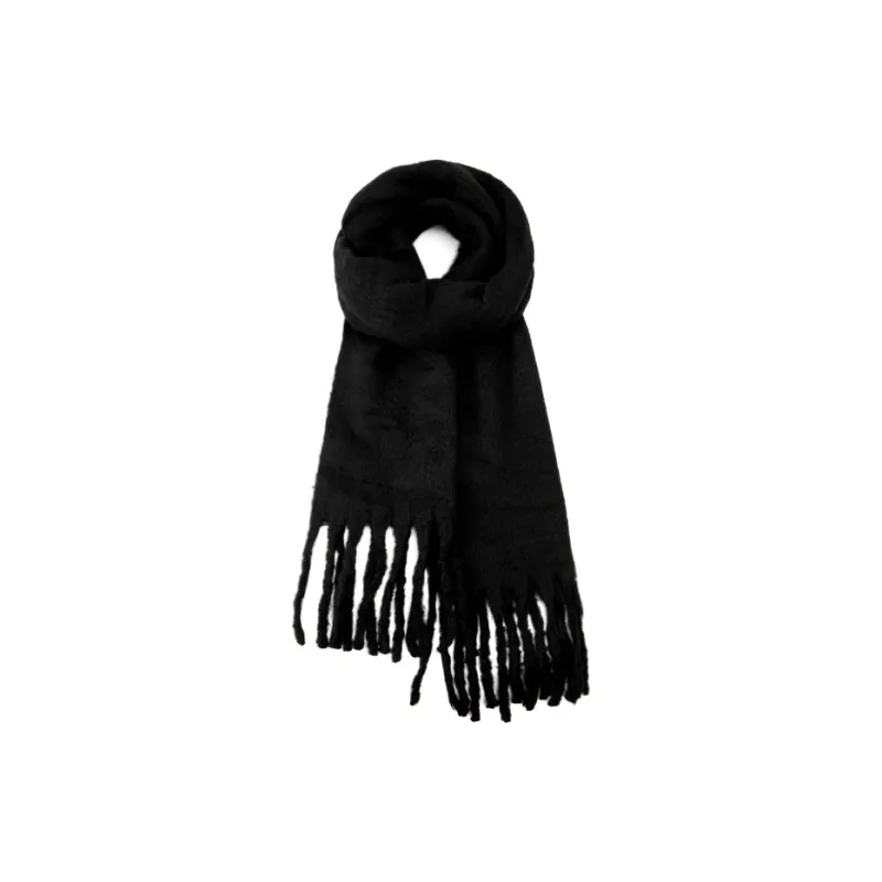 BAIJUAN Knit Scarves Unisex-5