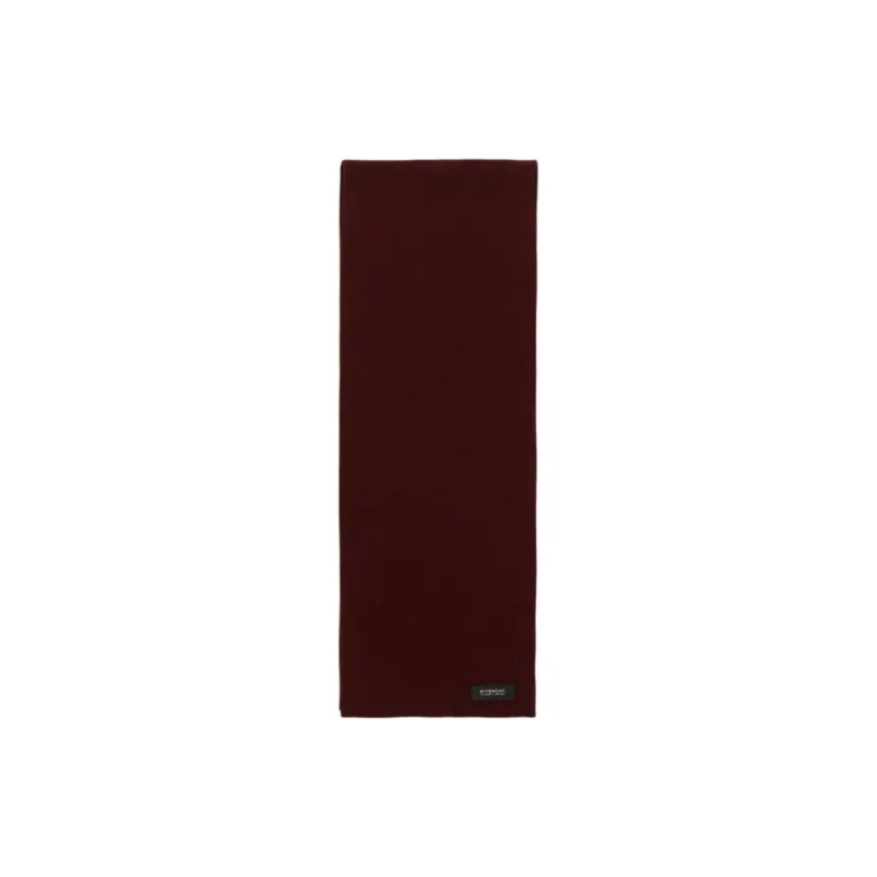 Givenchy Ribbed Wool Patch Scarf-0