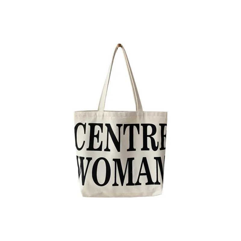 PINK·LAND Canvas Canvas Bag Shoulder Bags Regular Women's Beige/Black-1
