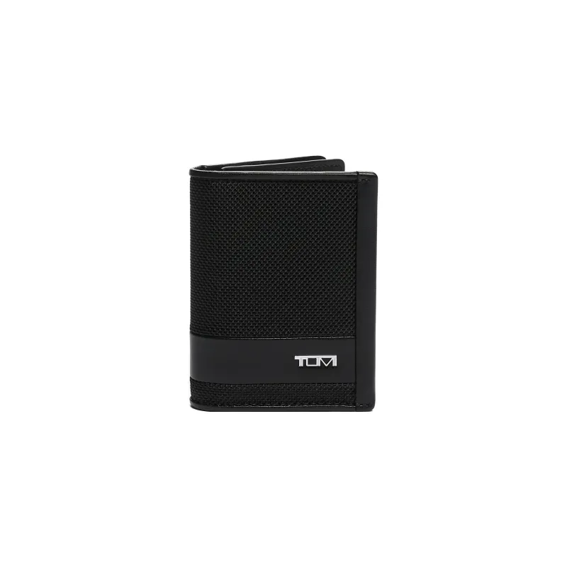 TUMI Alpha Nylon Wallets Card Holders Regular Men's Black-0