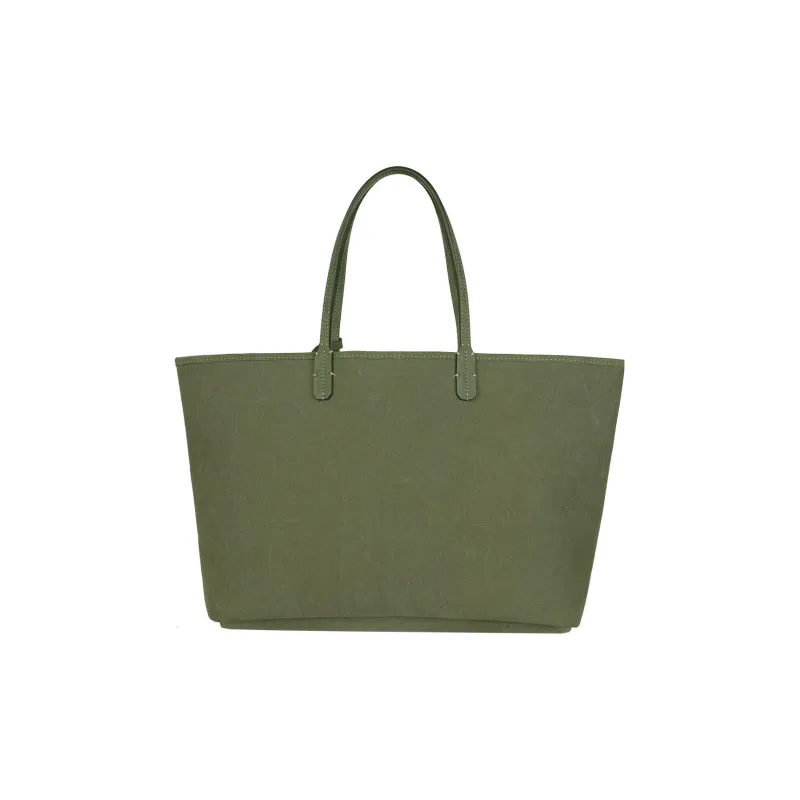 READYMADE Cotton Handbag Shoulder Bag Men's Khaki-2