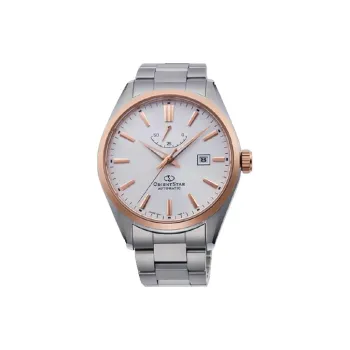 ORIENT STAR Automatic Mechanical Movement Stainless Steel Strap Watch Men's Watches White Dial