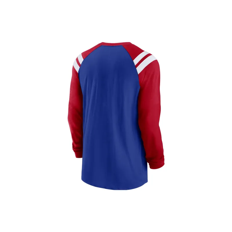 Nike x NFL Collaboration New England Patriots Classic Arc Fashion T Shirt Men's Blue Red-1