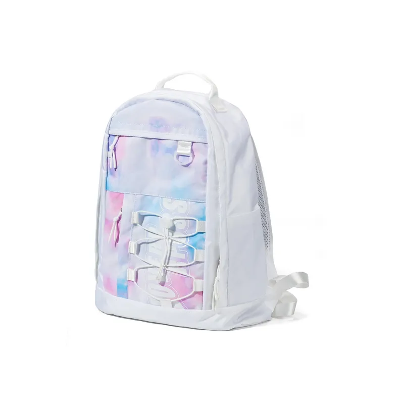 LOVERPUSS Polyester Backpack Regular Unisex Dazzling Color White-2