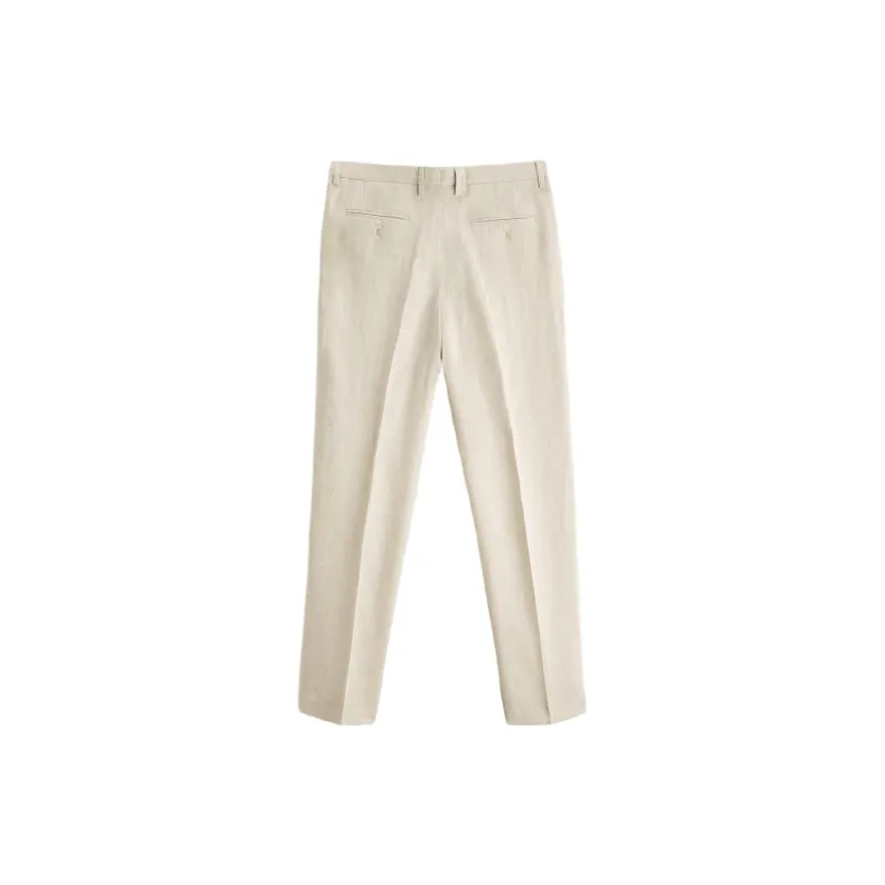 ZARA Suit Trousers Men Beige-1