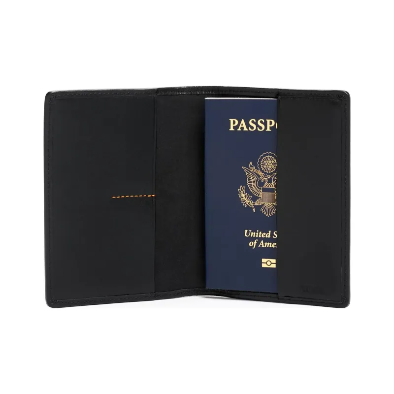 TUMI Fabric Coin Purse Passport Holder Regular Men's Charcoal Black Pineapple Orange-1