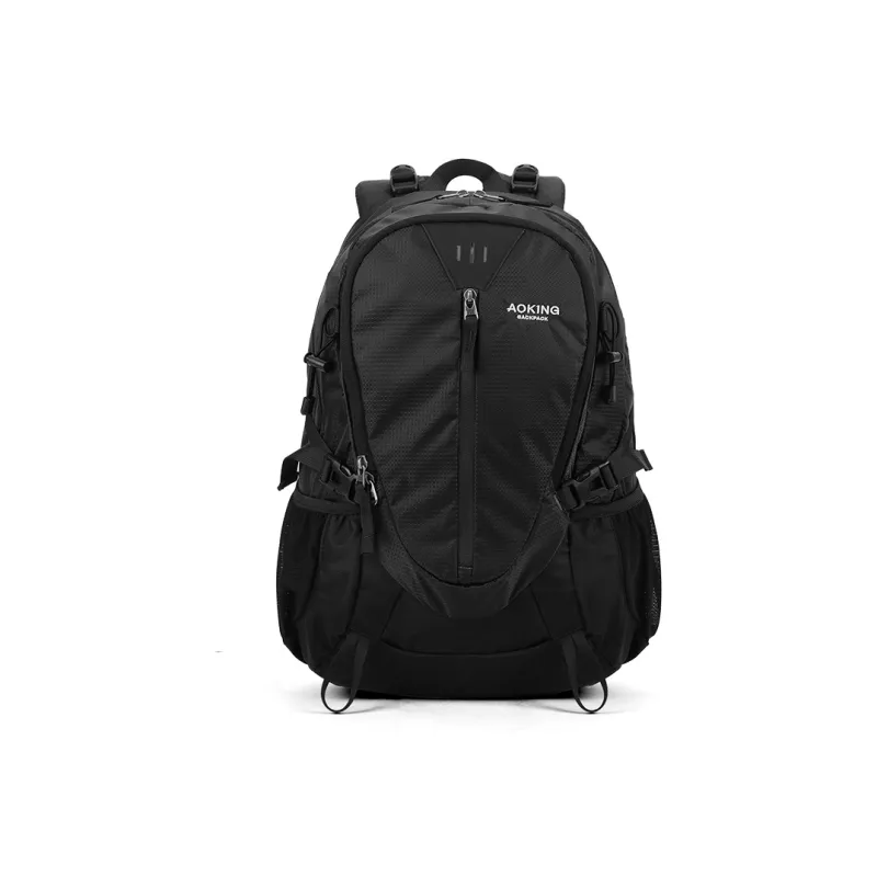 AOKING AK Polyester Backpack Medium Size Black/Yellow/Blue/Gray-2