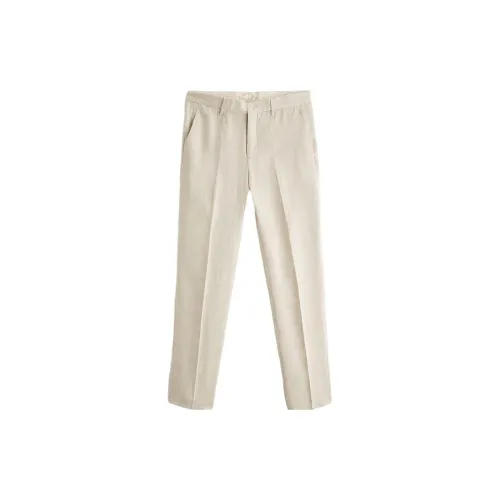 ZARA Suit Trousers Men Beige