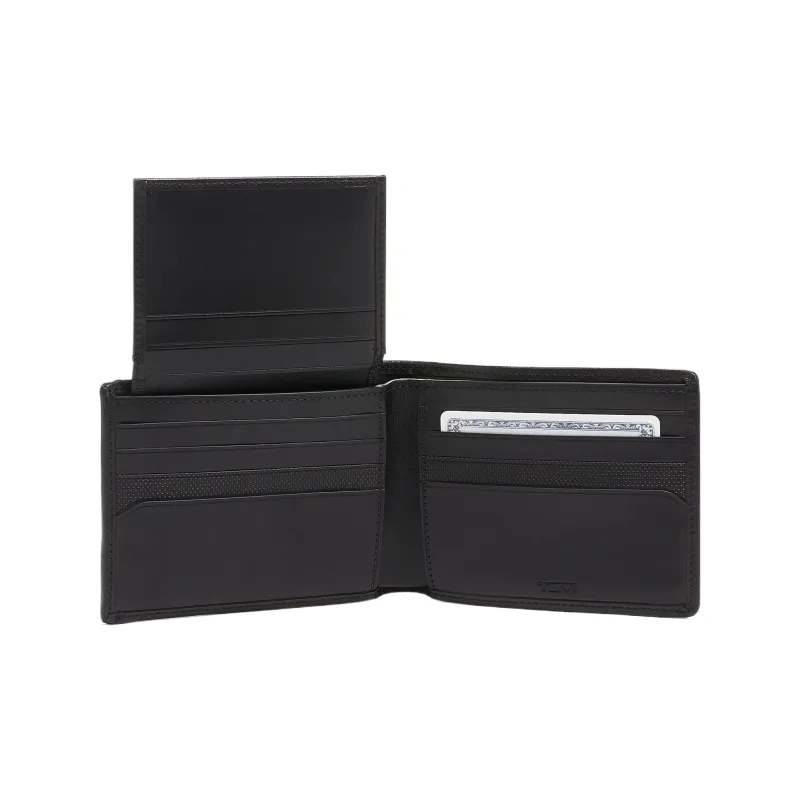 TUMI Alpha Nylon Card Holder Wallet Regular Men's Black-3