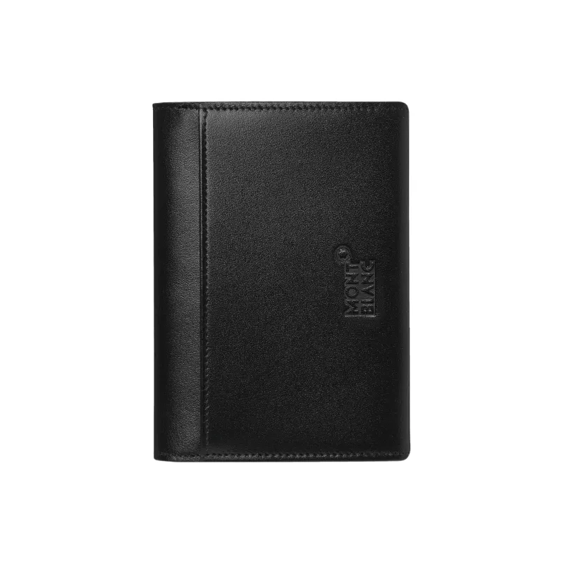 MONTBLANC Meisterstuck Full Grain Cow Leather Card Holder Men's Black-1