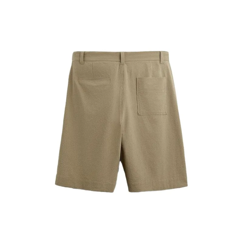 ZARA Casual Shorts Men Brown-1