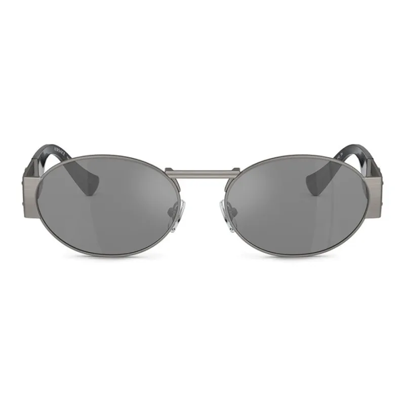 VERSACE Eyewear Medusa motif Oval frame Sunglasses-1