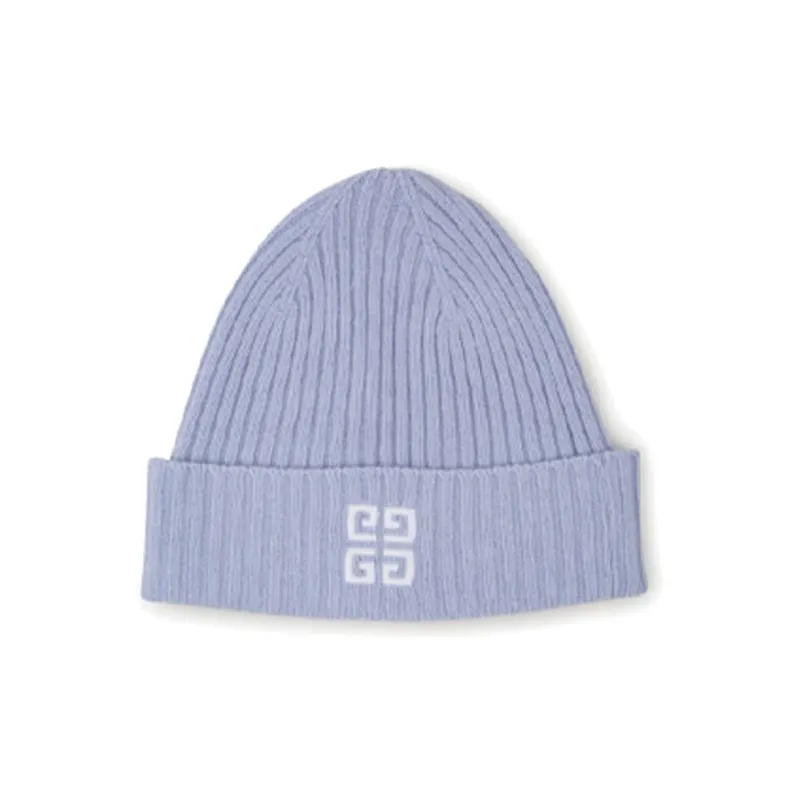 Givenchy Ribbed Embroidered Logo Beanie-1