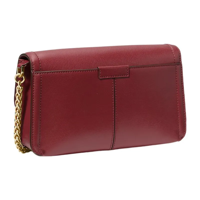 MICHAEL KORS Sonia Leather Square Bag Shoulder Bag Crossbody Bag Medium Size Women's Black Cherry-1
