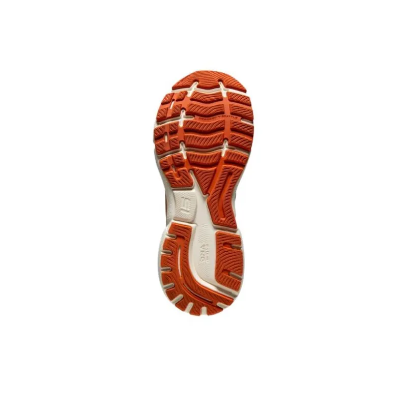 Brooks Ghost 15 Anti Slip Wear Resistant Low Top Running Shoes Men's Orange-3