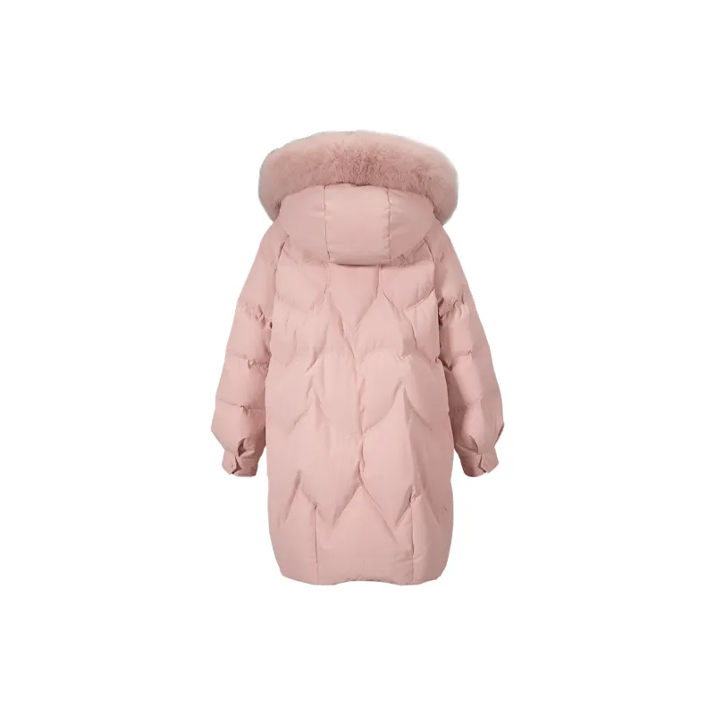 XIANGYING Down Jacket Women's Pink-1