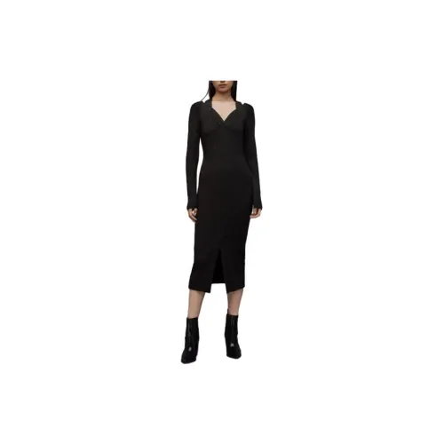 ALLSAINTS Long-Sleeved Dresses Women's Black