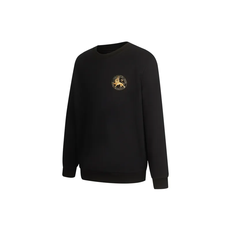 MANGANO FW23 St. Mark's Flying Lion Collection Sweatshirt Men's Black-3