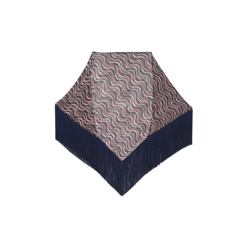 MISSONI Swirl patterned Fringed Shawl-0