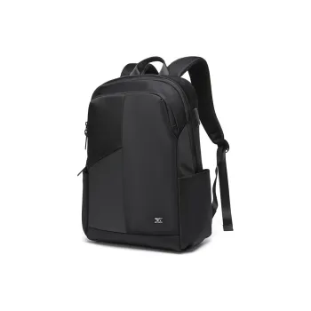 SEPTWOLVES Fabric Backpack Large Size Unisex Black