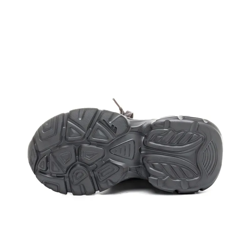 Warrior Height Increasing Wear Resistant Slip Resistant Low Top Chunky Sneakers Women's-12