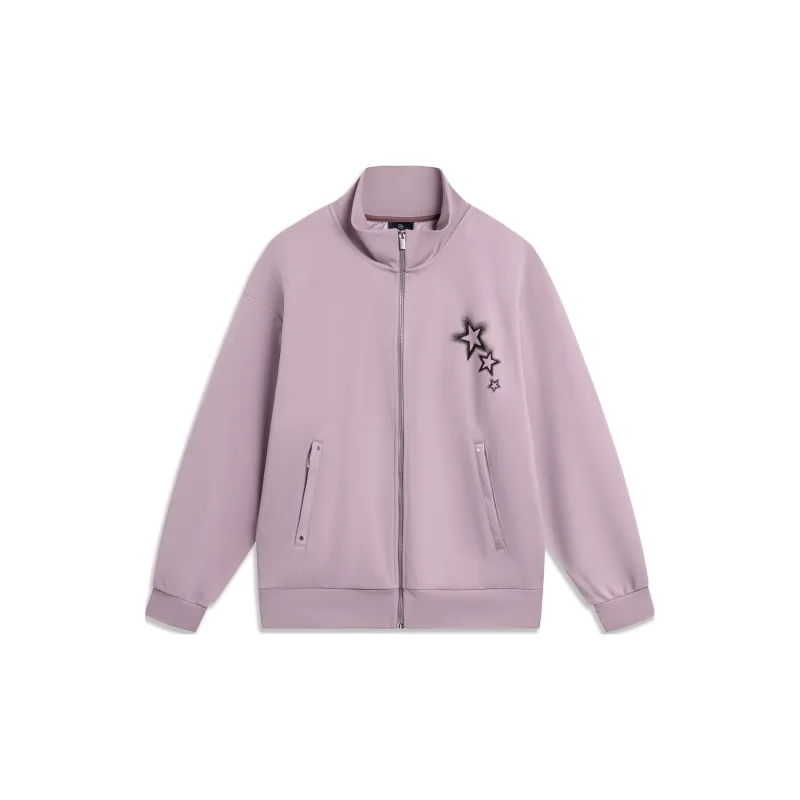 LiNing Jacket Men's Ink Gray Purple-1