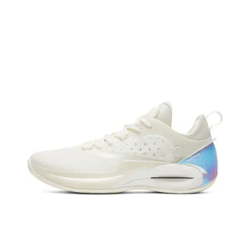 PEAK Wiggins AW2 Cushioning Wear Resistant Impact Resistant Rebound Basketball Shoes Men's Beige Timeless Color Scheme