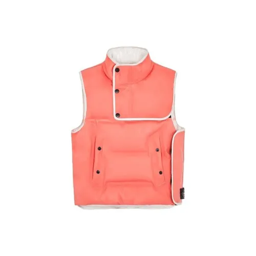 STONE ISLAND POLY STRATA Series Vests Men Pink