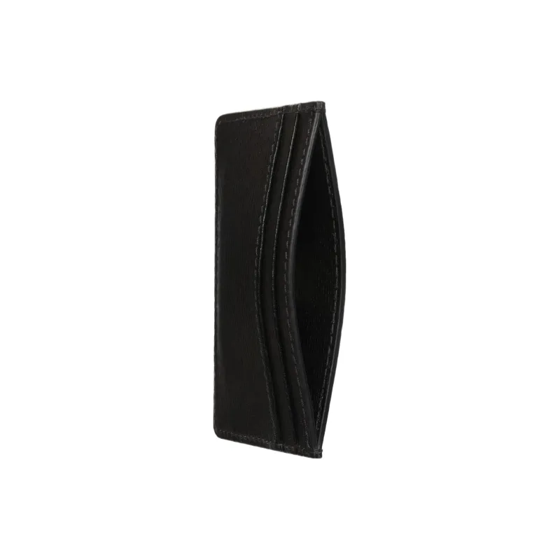 GUCCI Leather Card Holder Regular Women's Black-3