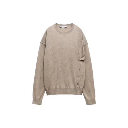 ZARA Sweaters Women's Spotted Mink Color