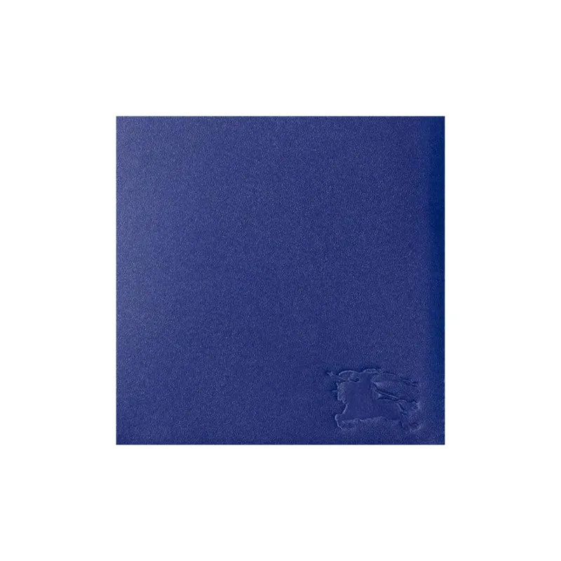 Burberry Smooth Calf Leather Coin Purses Wallets Men's Knight Blue-3