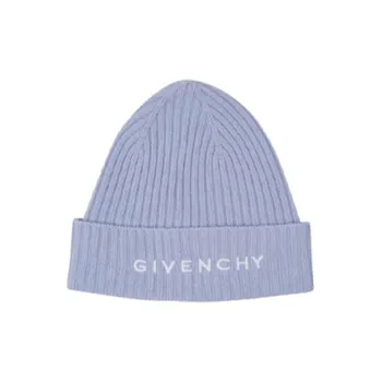 Givenchy Ribbed Embroidered Logo Beanie