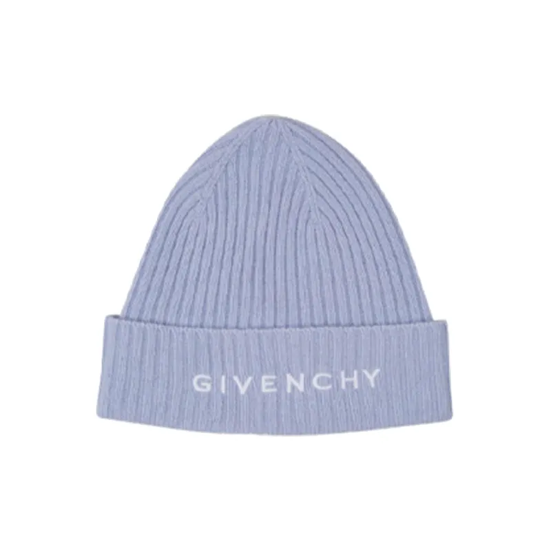 Givenchy Ribbed Embroidered Logo Beanie-0