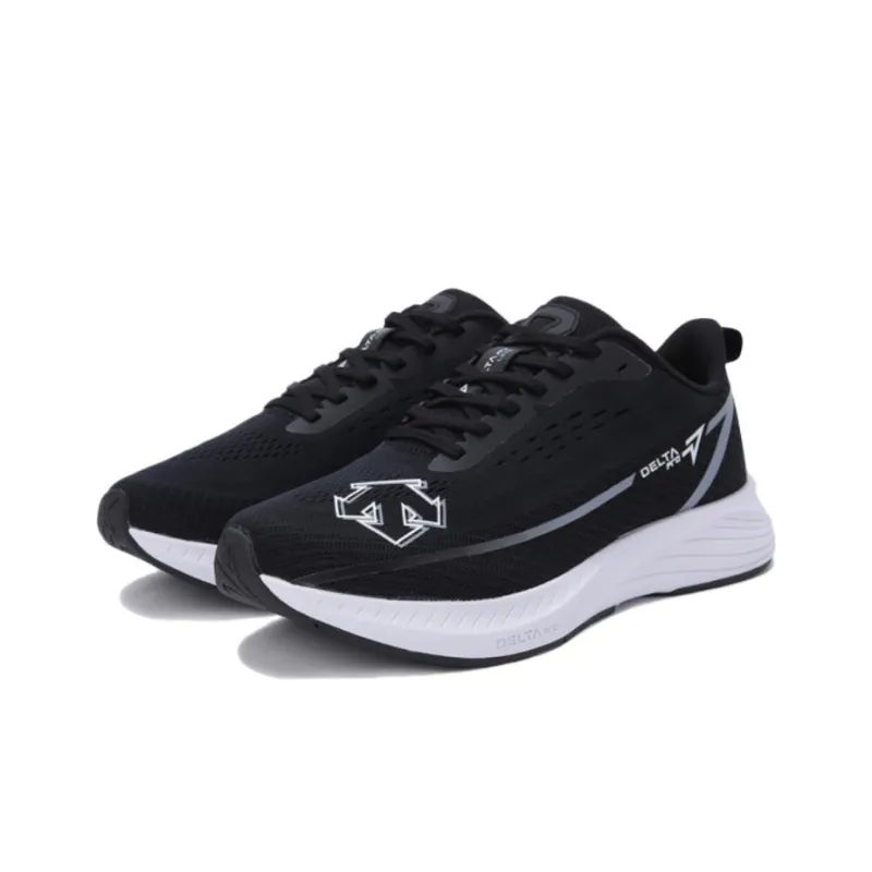 DESCENTE Anti-Slip Wear-Resistant Low-Top Training Running Shoes Unisex Black-2