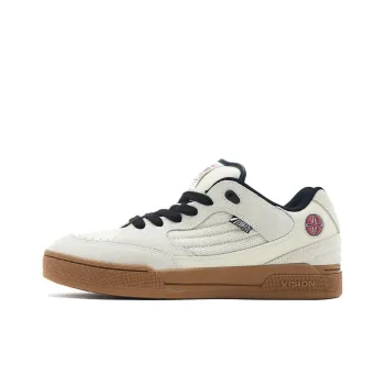 Vision Street Wear Savvy Skateboard Shoes Unisex Low Top White