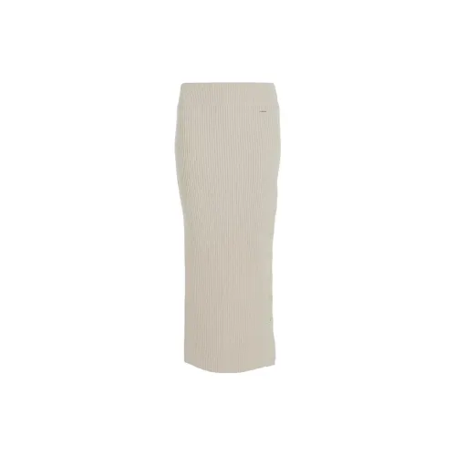 Calvin Klein Casual Long Skirts Women's Gray