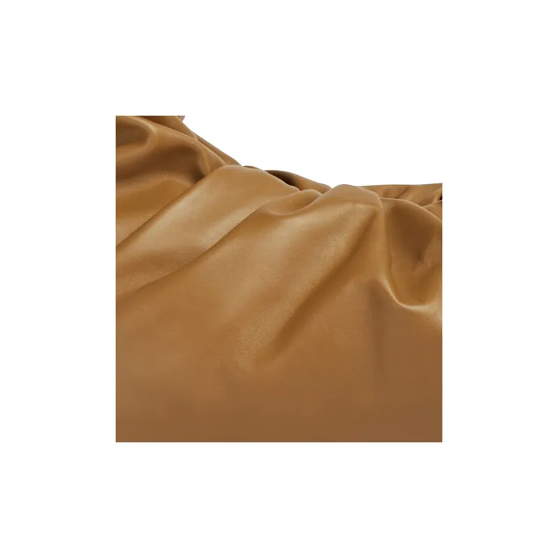 Bottega Veneta Cow Leather Clutch Regular Women's Dark Camel-2