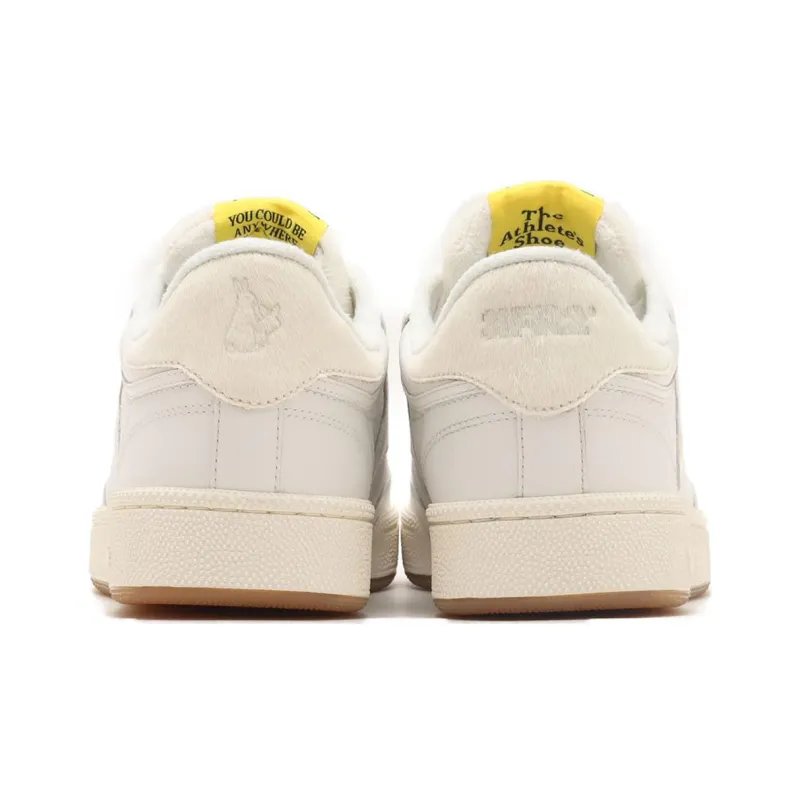 Reebok Club C 85 Atmos FR2 White Yellow Gum-2