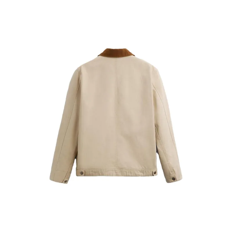 ZARA Jackets Men Tan-1