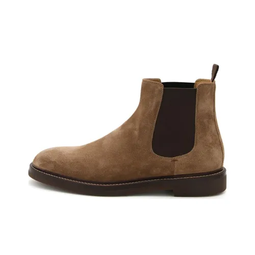 Brunello Cucinelli Chelsea Boots Unisex Brown