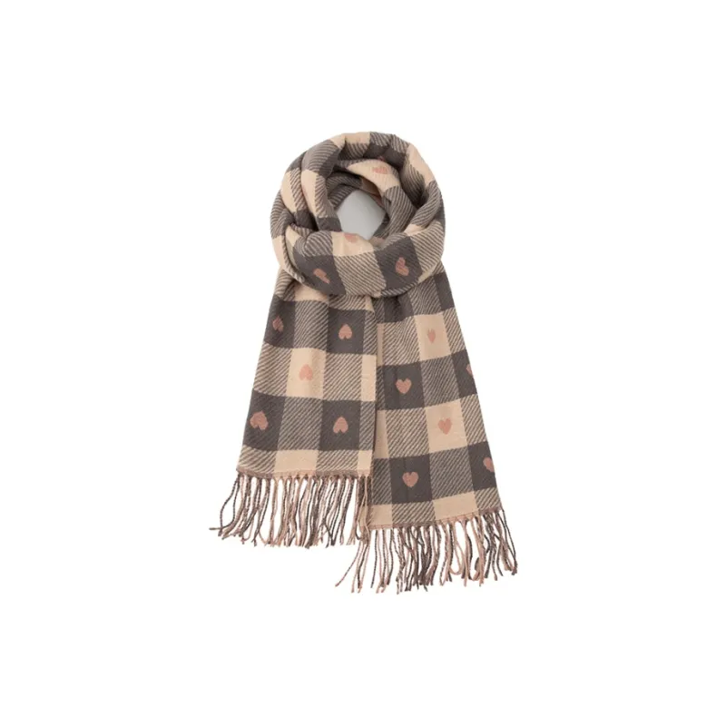 BAIJUAN Knit Scarves Unisex-4