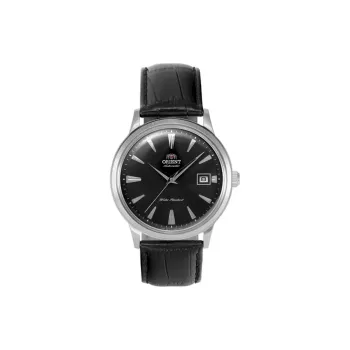 ORIENT Automatic Mechanical Movement Cow Leather Strap Watch Men's Watches Black Dial