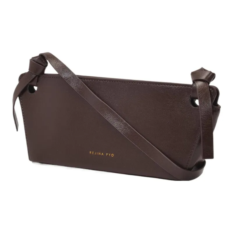 REJINA PYO Lambskin Shoulder Bag Crossbody Bag Mini Women's Chestnut/Black Chocolate-1