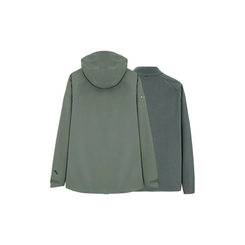 Anta The Shell Of The Earth 2.0 Windbreaker Jacket Waterproof And Windproof Men's Windbreaker Jacket Men's Green Green-1