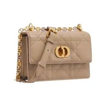 DIOR Sheepskin Crossbody Bag Shoulder Bag Women's Cookie