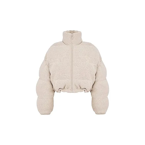 HOUSE OF CB Puffer Jackets Women's Off White