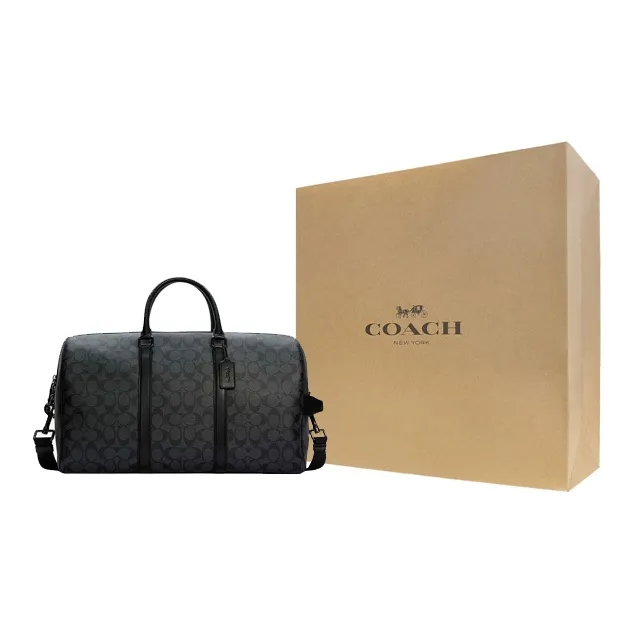COACH Venturer Coated Canvas With Calfskin Handbag, Shoulder Bag, Crossbody Bag, Travel Bag Unisex-5