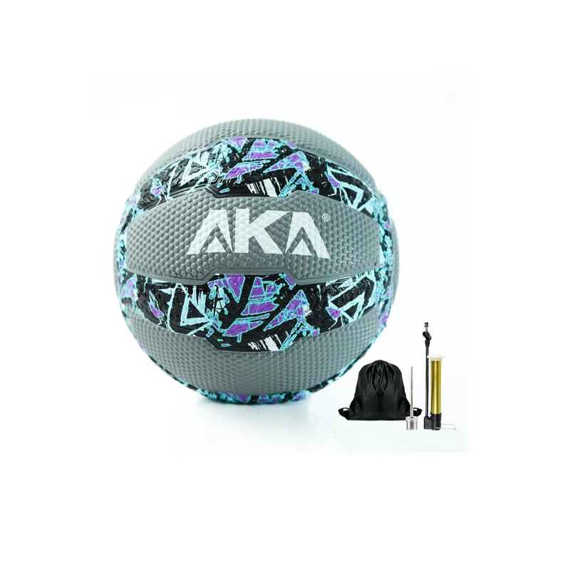 AKA Rubber Basketball Size 7 Ball Training Unisex-5