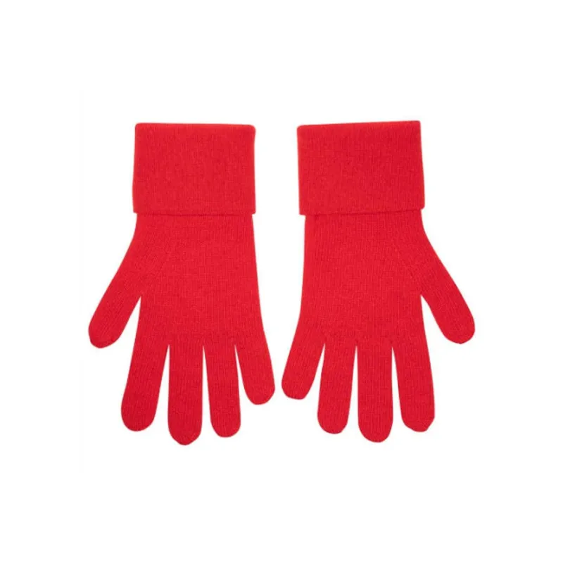 GIVENCHY Knit Gloves Unisex Red/Yellow-1