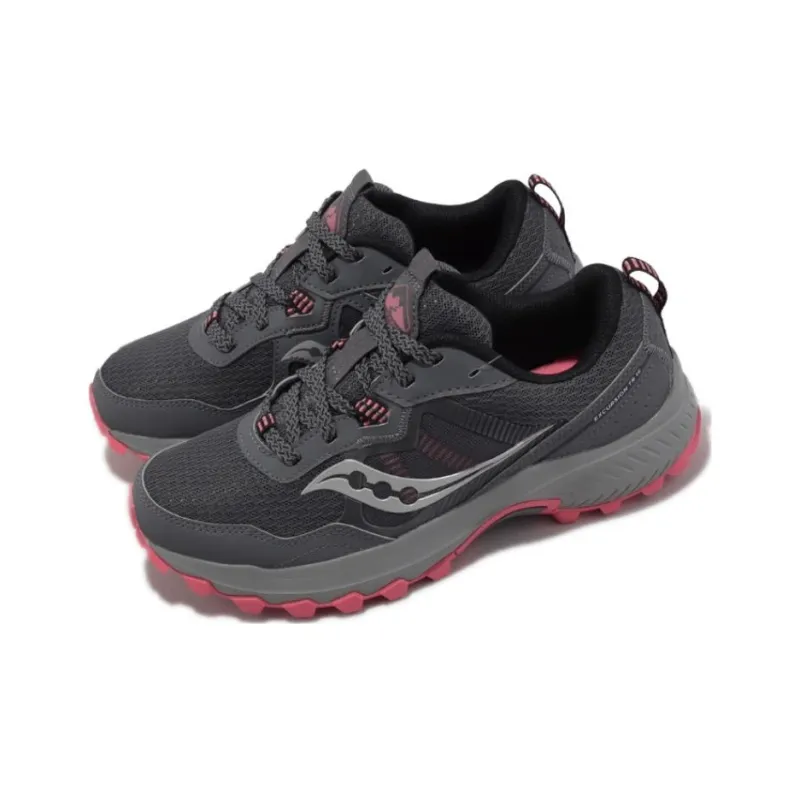 Saucony Excursion Slip Resistant Low Top Running Shoes Women's Gray-2